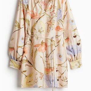 NWT H&M sold out! Tie-belt tunic dress from spring 2025 collection